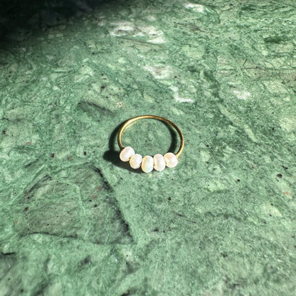 Anya Freshwater Pearl Ring