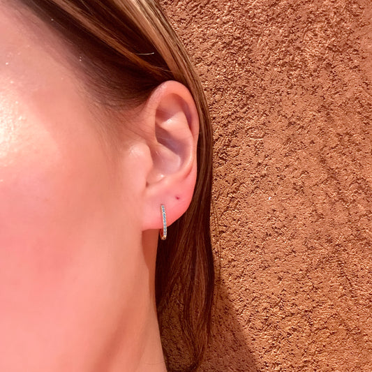 Isla Turquoise Mini Hoops
