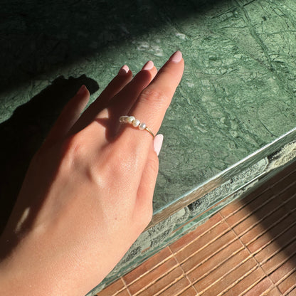 Anya Freshwater Pearl Ring