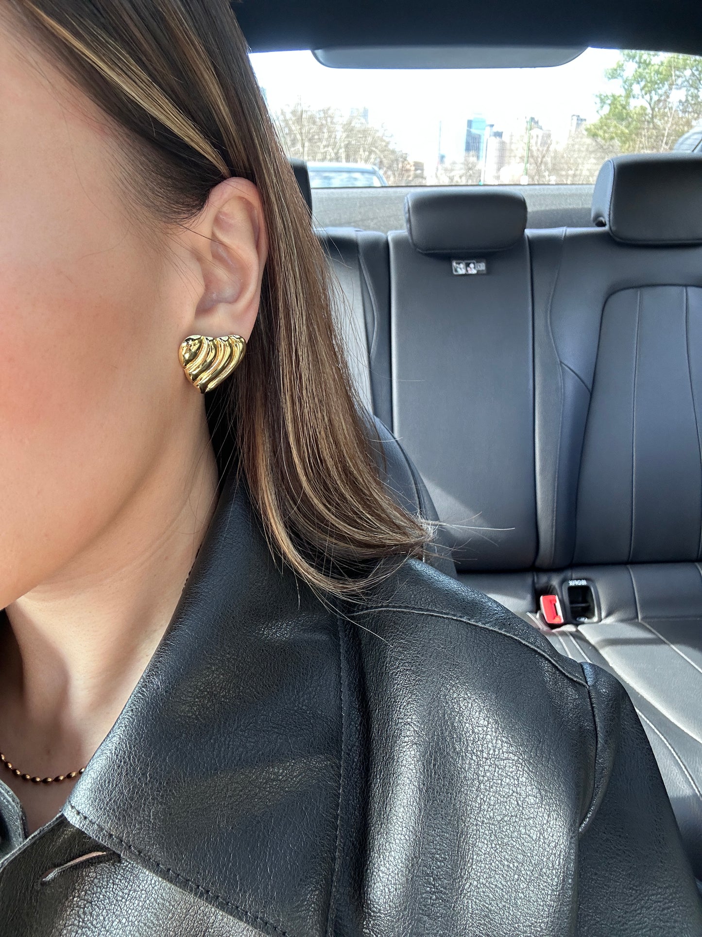 Audrey Heart Earrings