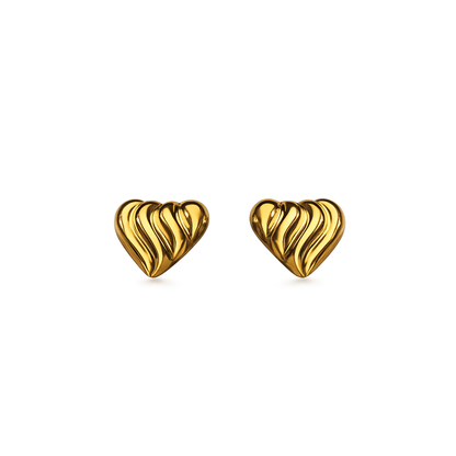 Audrey Heart Earrings